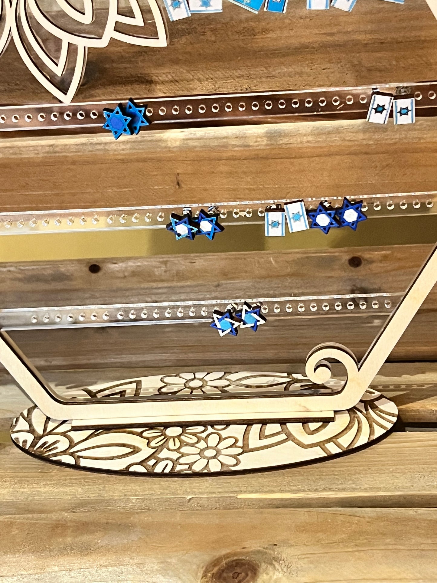 Floral Earring Stand