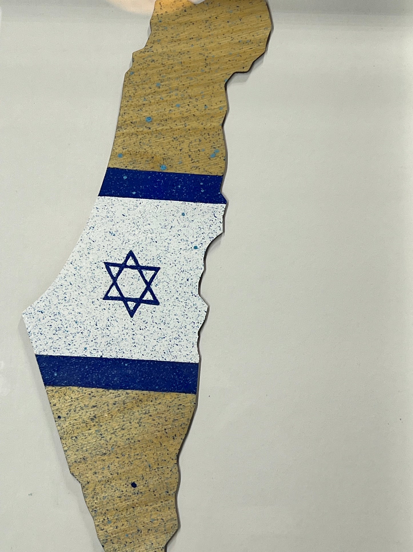 Spirit of Israel - Framed Flag Silhouette Tribute