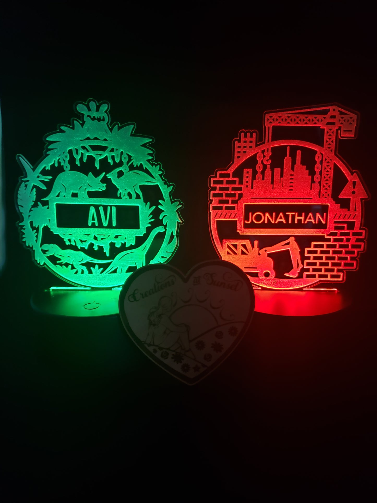 Colorful Comfort & Dreamy Nights: Personalized Children's LED Art Nightlight