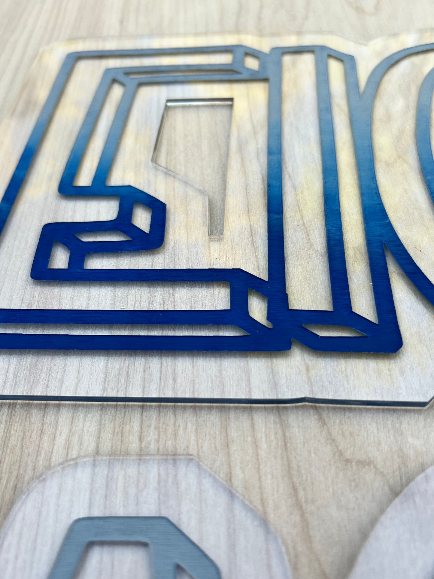 Custom Laser-Cut Acrylic Name Sign