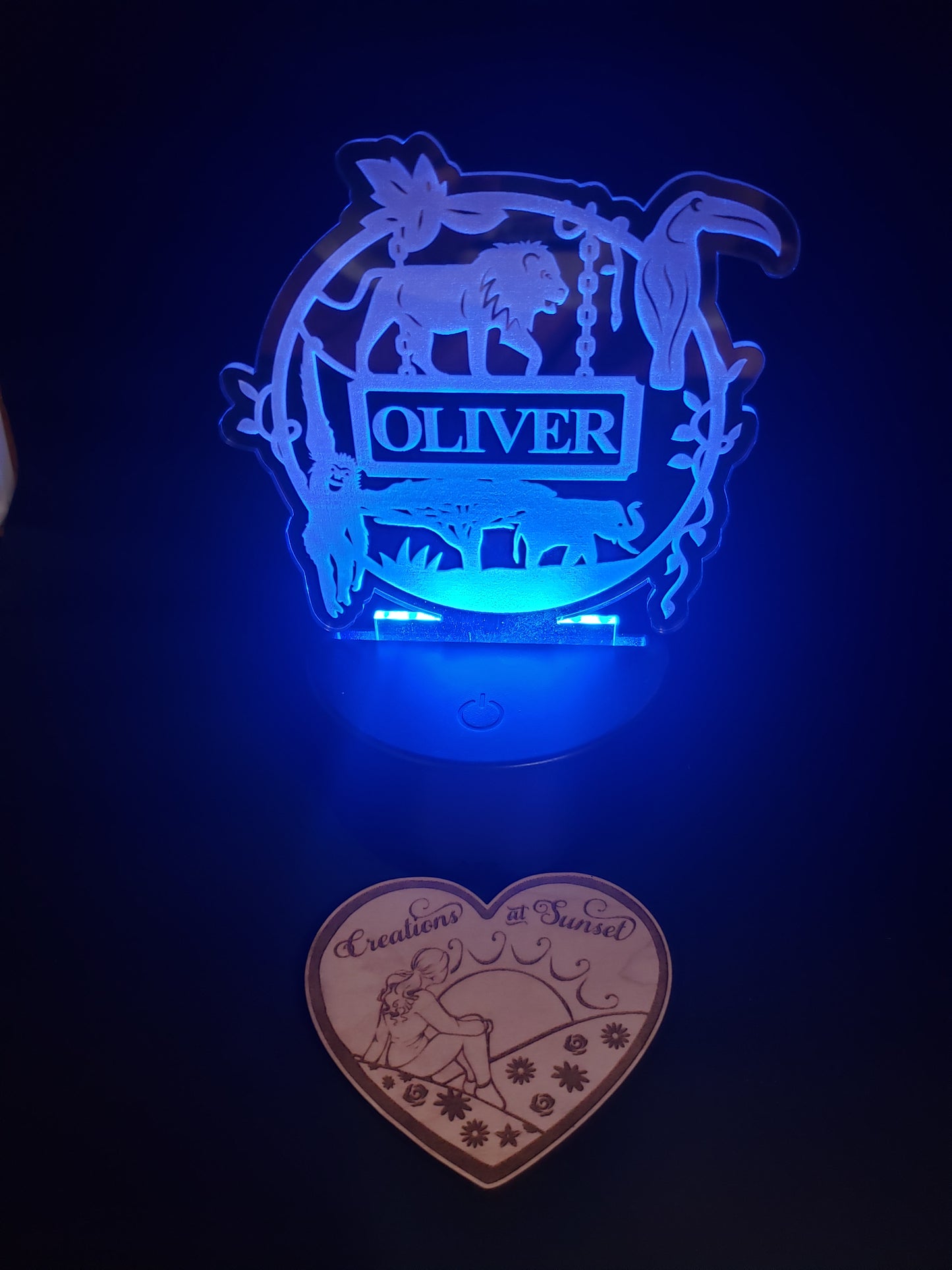 Colorful Comfort & Dreamy Nights: Personalized Children's LED Art Nightlight